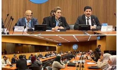 القاضي المفلحي يلتقي سفراء وممثلي البعثات الدبلوماسية العربية بمجلس حقوق الانسان بجنيف