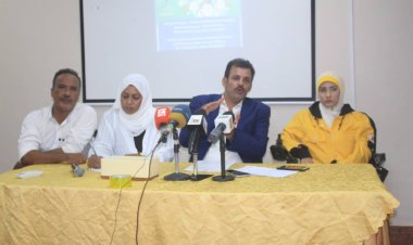 جواد يلتقي قيادة فرع الاتحاد التعاوني السمكي لصيادي الجنوب  ومدير عام مكتب الشؤون الاجتماعية والعمل محافظة المهرة