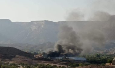 حريق مصنع في شبوة يخلف خسائر مادية كبيرة