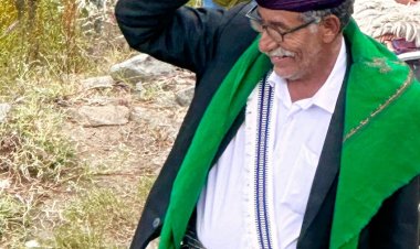 قبيلة البوبكري تنصب الشيخ عبدالباري جبران البوبكري شيخاً لها في القبيلة بيافع رصد