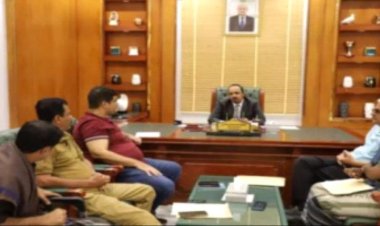 محافظ حضرموت يطلع على أوضاع واحتياجات مديرية حجر