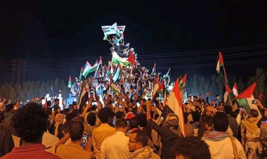 مسيرة حاشدة تنديداً بالمجزرة التي ارتكبتها قوات الاحتلال خلال قصفها لمستشفى بغزة