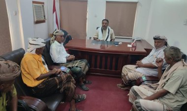 قيادة انتقالي مودية تناقش مع مدير عام المديرية القضايا المتعلقة بالجوانب الخدمية والأمنية