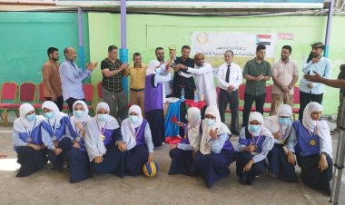 بذكرى ثورة اكتوبر... مؤسسة طموح للتنمية الإنسانية تختم البطولة المدرسية 4 لكرة الطائرة لطالبات مدرسة التفوق بالمعلا