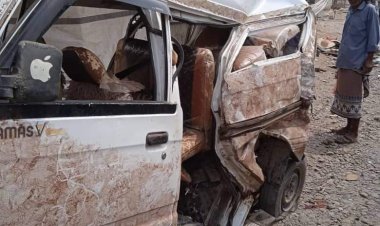 حادث مروري شنيع بلحج يسفر عن مقتل 6 اشخاص