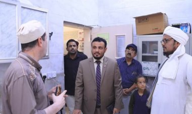 رئيس الهيئة التنفيذية لانتقالي شبوة يزور مركز الرباط الصحي الخيري بعاصمة المحافظة