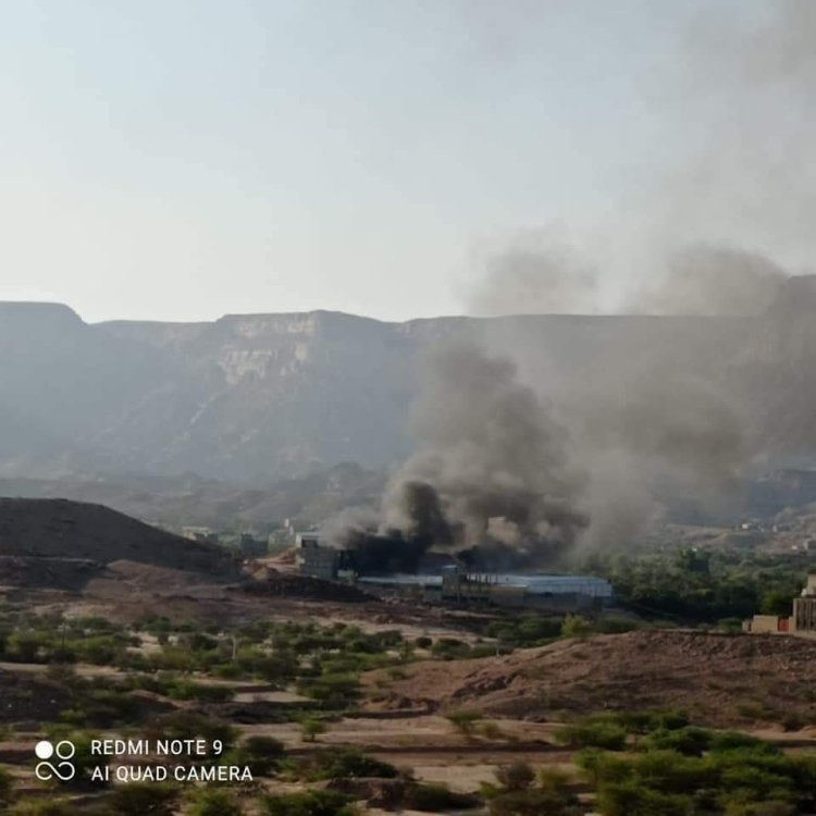 حريق مصنع في شبوة يخلف خسائر مادية كبيرة