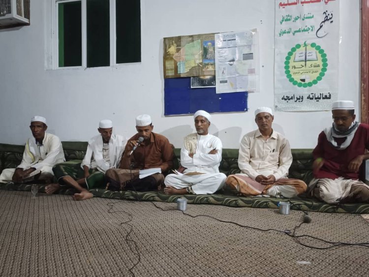 منتدى أحور الثقافي الاجتماعي الدعوي ينظم الندوة الشهرية بعنوان "فلسطين قضية المسلمين"