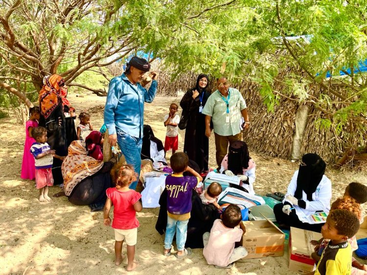 للتوعية بأهمية التحصين لأطفالنا... نزول فريق ميداني لمناطق مديريتي زنجبار وخنفر بابين