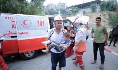 تعرف على تفاصيل ما حدث أمام مستشفى الشفاء في غزة؟