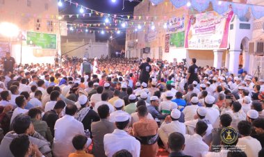 مدينة سيئون تشهد أمسية شعرية ودان حضرمي بحضور قيادات الانتقالي الجنوبي.