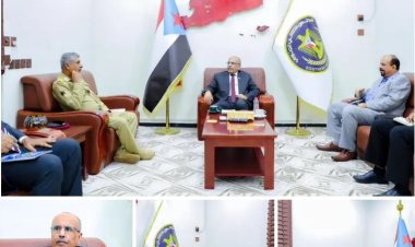 الكثيري يطّلع على أوضاع الوحدات العسكرية بمحافظة أبين