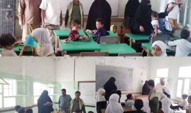 إدارة المرأة والطفل بالمحفد تنفذ نزولاً ميدانياً لروضة 30 نوفمبر وبعض مدارس المديرية