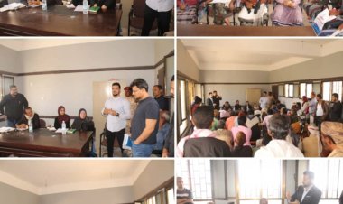 لحج: وفد منظمة الصليب الأحمر الدولي يلتقي بالشخصيات الإجتماعية المؤثرة بـ كرش