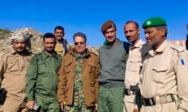 إجراء عملية الاستلام والتسليم لقيادة حزام يافع