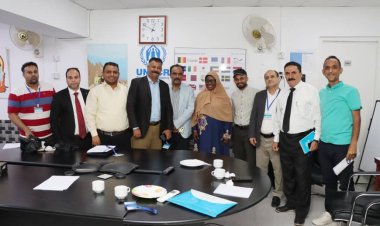 مستشار المحافظ ومدراء مديريات دارسعد وصيرة وخور مكسر يضعون مفوضية شؤون اللاجئين امام مطالب ملحة