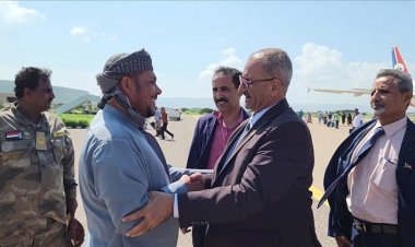 بتوجيهات الرئيس الزبيدي.. الجعدي يصل جزيرة سقطرى لهذا السبب