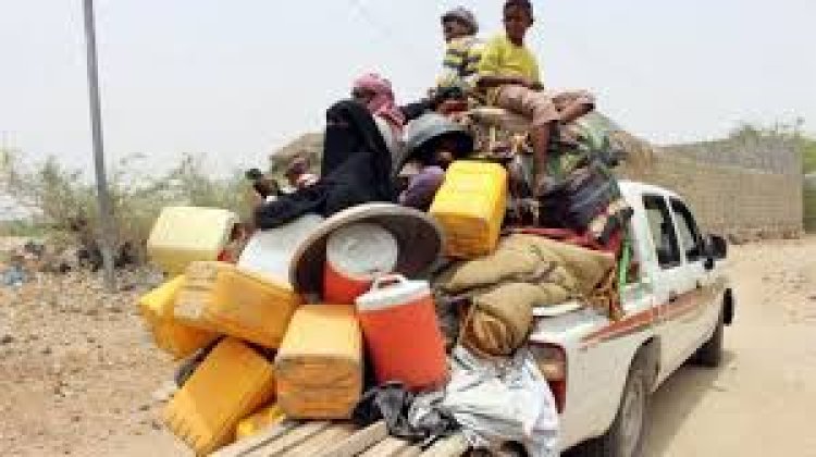 الانتهاكات الحوثية تجبر أكثر من 9300 أسرة يمنية على النزوح منذُ مطلع العام الجاري