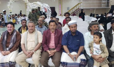 رئيس انتقالي أبين يشارك في حفل اشهار مبادرة سند في خنفر