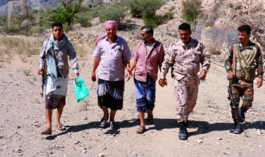 لحج: قيادات عسكرية في اللواء الخامس دعم وإسناد تشارك مراسيم تشييع الشهيد القائد قاسم سيف معبد العلياني