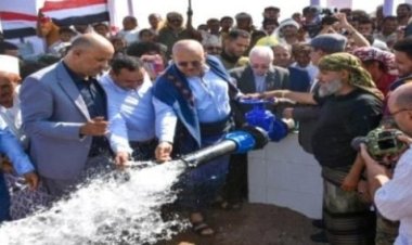 بدعم إماراتي.. افتتاح مشروعي مياه منطقتي واحجة والكدحه بتعز