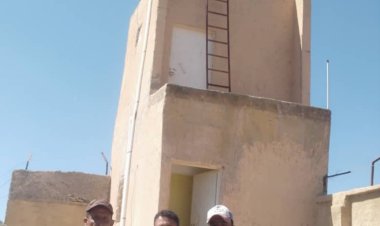 بإشراف مدير اتصالات جيشان تركيب محطة الـ 4G في المديرية