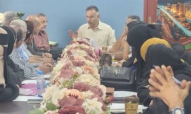 الجاوي يترأس الاجتماع الأول للجنة اعداد الخطة الاستراتيجية لمديرية المعلا