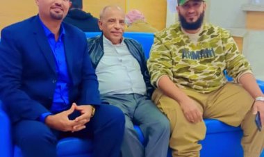 مدير إعلام ابين يطمئن على صحة القائد عبدالرحمن الشنيني في القاهرة.