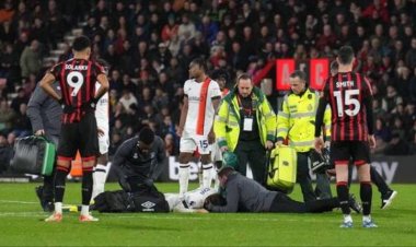 الغاء مباراة بعد تعرض لاعب كرة قدم لسكتة قلبية