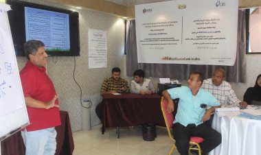منظمة سول للتنمية بالعاصمة عدن تختتم  ورشة التدريب على مبادئ التخطيط والمراقبة والتقييم التربوي