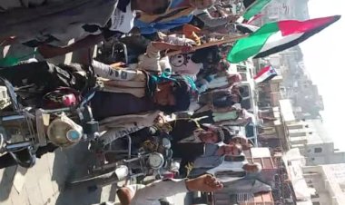 الحراك الثوري يعيد هيكلته وينطلق بطوفان الضالع تضامنا مع غزة