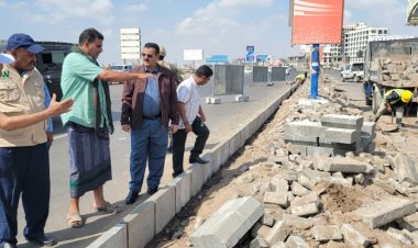 مدير عام المنصورة يحث على سرعة إنجاز مشروع إعادة تأهيل قنوات تصريف مياه الأمطار بالطريق البحري