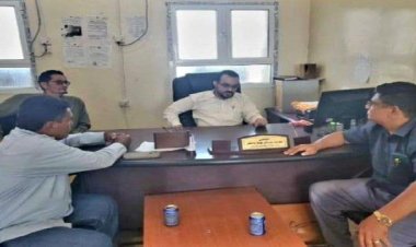 قيادة انتقالي البريقة تلتقي رئيس المحكمة الابتدائية بالمديرية