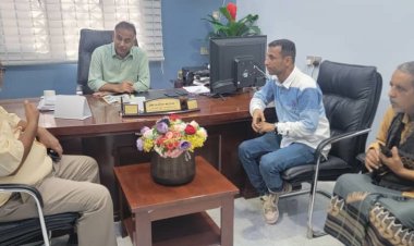 الجاوي يطلع على التقرير الأولي للجنة مراقبة مستوى المياه قي احياء الشريط الجبلي وجيفارا