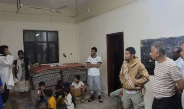 الجاوي يتفقد تدريبات عدد من الالعاب ويشيد بجهود الاجهزة الفنية والادارية في نادي شمسان