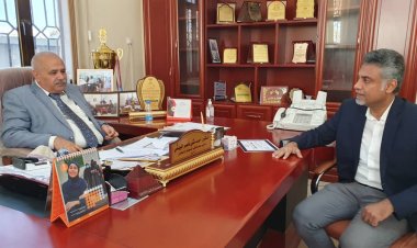 البيشي ومستشار محافظ العاصمة عدن للشؤون الصحية يناقشان الوضع الصحي