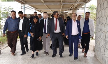 مدير عام دارسعد يستقبل وفد أممي تابع لمفوضية اللاجئين ومعهم نائب وزير التعليم الفني والمهني