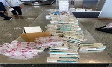 أمن مطار عدن يضبط شحنة أدوية مهربة كانت بحوزة امرأة سبعينية قادمة من الهند