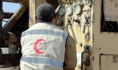 الهلال الإماراتي يدشن مشروع حفر بئر ارتوازية لمنطقة الرقيبة بحضرموت