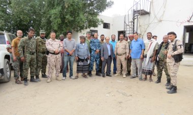 مدير عام دارسعد يتفقد سير العمل في قسم شرطة بئر فضل