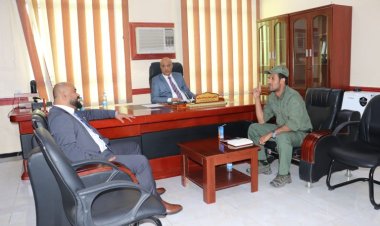 رئيس نيابة استئناف جنوب عدن يلتقي قائد الحزام الأمني بالعاصمة