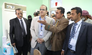 وزير الصحة يفتتح عيادة الأسنان والمكتبة بمعهد أمين ناشر ويزور المعرض العلمي