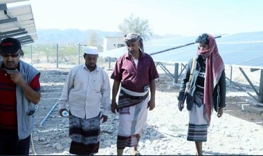 قيادة انتقالي المحفد تتفقد سير العمل بمشروع مياه مدينة المحفد بعد إعادة تأهيلة بدعم من الرئيس الزٌبيدي