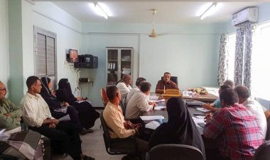 أجتماع برئاسة القاضي وجدي يناقش تقرير اداء مكتبي الاشغال العامة والتربية والتعليم بالمديرية