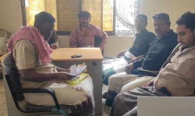 بن عطاف يلتقي بالقائد في الحزام الامني محمود الكلدي ويناقش الاوضاع الامنية بمديرية خنفر