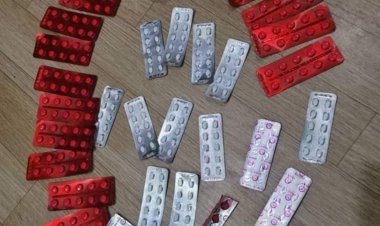 قوات الحزام الأمني بمحافظة لحجت تضبط كمية من الحبوب المخدرة