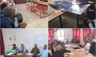 بحضور المحوري وسالمين شعبة التدريب بتربية ابين تدشن دورة تدريبية في مجال المهارات واستراتيجيات تدريس الرياضيات للصفوف (1-3)