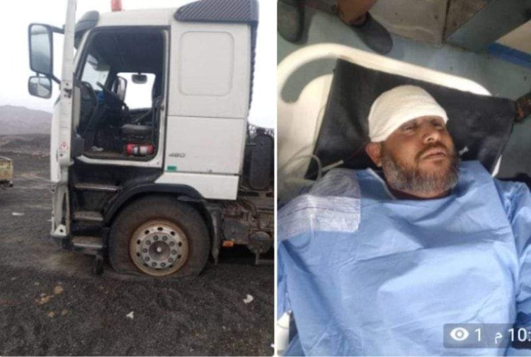 عصابة حرابة تعتدي على سائق قاطرة وتصيبه بجروح خطيرة شرق محافظة أبين