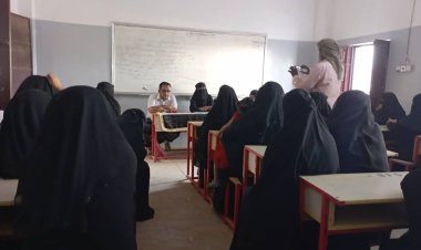 انتخاب لجان محلية للمركز الانتقالي النسوي منطقة المحراق بمديرية خنفر