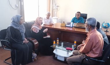 رئيس هيئة مصائد خليج عدن يلتقي فريق منظمة سماريتان برس ويبحث معهم سبل التعاون المشترك